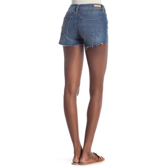 [Blank NYC] Distressed Denim Jeans Shorts - Picture 3 of 5